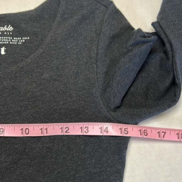 PACT SUSTAINABLE FIT AND FLAIR 95% ORGANIC COTTON 3/4 SLEEVES GREY SZ S DRESS - Picture 12 of 14